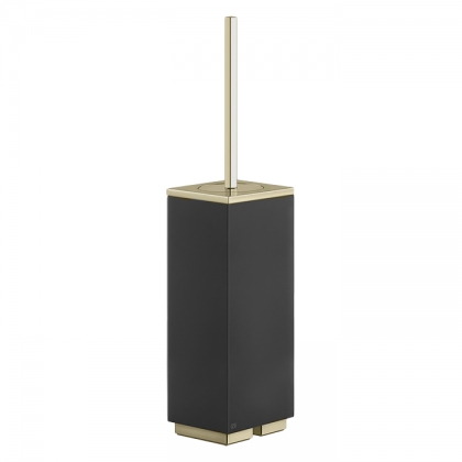 Gessi Inverso Accessories Ершик напольный, цвет: черный/Brass Brushed PVD