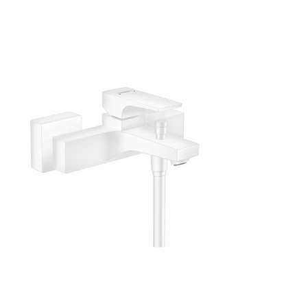 Hansgrohe Metropol Смеситель для ванны настенный, излив 180мм, цвет: белый матовый