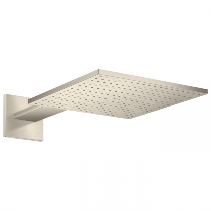 Axor ShowerSolutions Верхний душ, 30x30см, 1jet, с держателем 45см, настенный, цвет: шлифованный никель