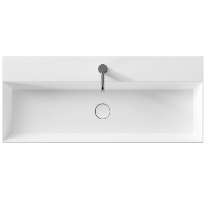 Alice Spy Раковина 101x46х13.5см., накладная/подвесная, без отв., цвет: белый глянцевый