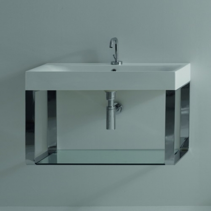 Kerasan Cento Раковина 70х45 см, 1 отв., цвет: белый