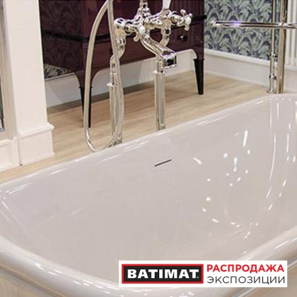 Devon&amp;amp;Devon Mayfair Смеситель для напольной установки, с ручной лейкой и шлангом , цвет: никель блестящий !!!С экспозиции