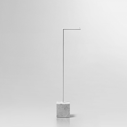 Antonio Lupi Bivio Держатель туалетной бумаги, напольный, база из мрамора Carrara satinato, цвет: Bianco opaco