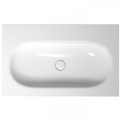 Bette COMODO Раковина встраиваемая на столешницу 60&amp;times;49.5&amp;times;12см, без отв., сталь, цвет: белый