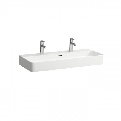 Laufen VAL Раковина 95х42х11.5 см, 2 отв., цвет: белый