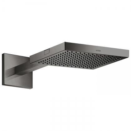 Axor Shower Верхний душ 24x24см., с настенным держателем 41.1-45.8см., цвет: полированный черный хром