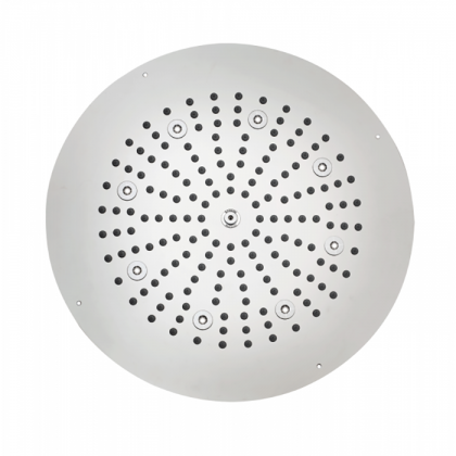 BOSSINI DREAM-OKI Верхний душ &amp;Oslash; 470 мм, с 8 LED  RGB, блок питания/управления, Cromoterapia, гибкая подводка,, цвет: хром