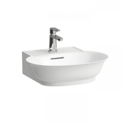 Laufen New Classic Раковина-мини 50х45х17 см, 1 отв., накладная, с переливом, цвет: белый матовый