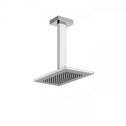 Gessi Rettangolo Верхний душ для потолочного крепления 216x140мм, высота 270мм, цвет: хром