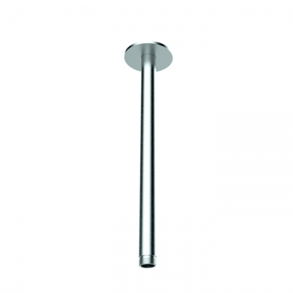 Almar 316 Stainless Steel Кронштейн для верхнего душа, потолочный, 30 см., с круглым отражателем, цвет: нержавеющая сталь брашированная AISI 316