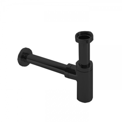 Globo Сифон круглый 1&amp;amp;quot;1/4, цвет: черный матовый