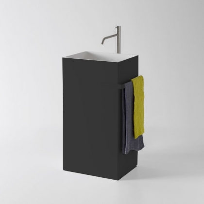 Antonio Lupi Fusto Раковина 45х35х85 см, без отв., напольная, цвет: черный