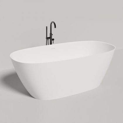 Salini Sofia Ванна отдельностоящая 185x90x60.5см., донный клапан &amp;amp;quot;Up&amp;amp;Down&amp;amp;quot;, сифон, слив-перелив, материал: S-Sense, цвет: белый.