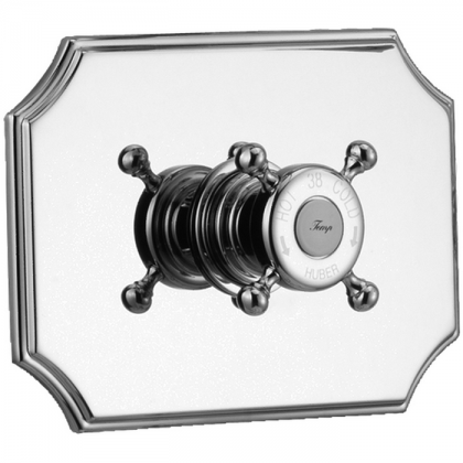 HUBER Victorian Встраиваемый термостатический смеситель для душа без запорного вентиля внеш.часть, цвет: хром