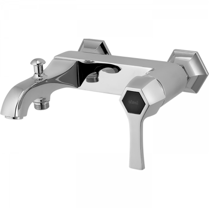 CISAL Cherie Смеситель для ванны однорычажный, без душевого комплекта, цвет: хром/черный