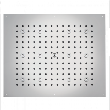 BOSSINI DREAM-RECTANGULAR Верхний душ 570x470 мм, с 12 LED (белый), блок питания/управления, цвет: хром