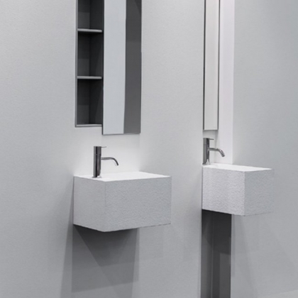 Antonio Lupi Calco Раковина 45х25х25 см, 1 отв., подвесная, цвет: белый