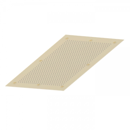 THG Верхний душ 63х45.4см., встраиваемый в потолок, цвет: Soft matt gold