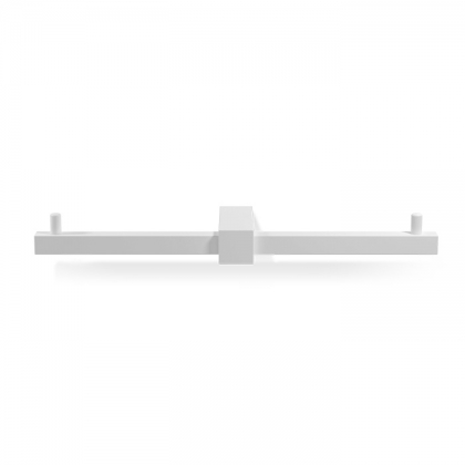 Decor Walther Corner TPH2 Держатель туалетной бумаги, двойной, подвесной, цвет: белый матовый
