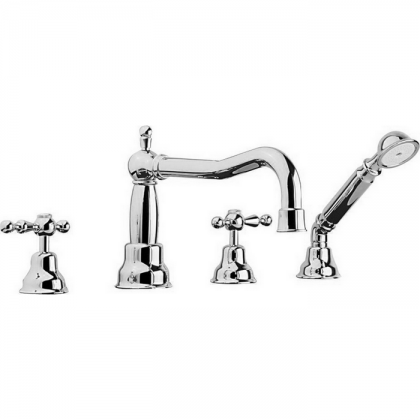 CISAL Arcana America Смеситель на борт ванны на 4 отверстия, цвет: хром