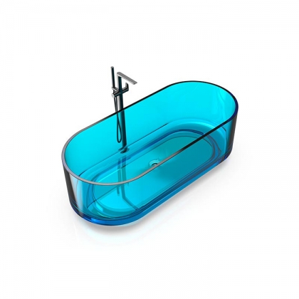 Knief Ellipse shape Ванна отдельностоящая 170x75x56см., из полимерного материала, цвет: Aquamarin Blue # 100
