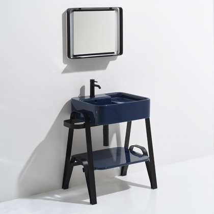 Simas Hop Раковина чаша подвесная 60x50xh18 см, без отв. для смесителя, цвет: capri