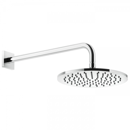 Gessi Rilievo Душевая головка шарнирная для настенного крепления на 1/2&amp;rdquo; &amp;Oslash;250мм, цвет: хром