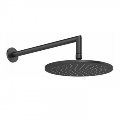 Gessi Anello Верхний душ 25см., с кронштейном, цвет: Black XL
