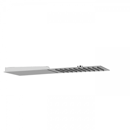 Gessi Tremillimetri Верхний душ 195х550 мм., для настенного монтажа, цвет: Steel Brushed