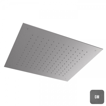 Almar Душевая лейка потолочная встраив., 50х50см, 1 режим, цвет: Gun Metal Brushed PVD