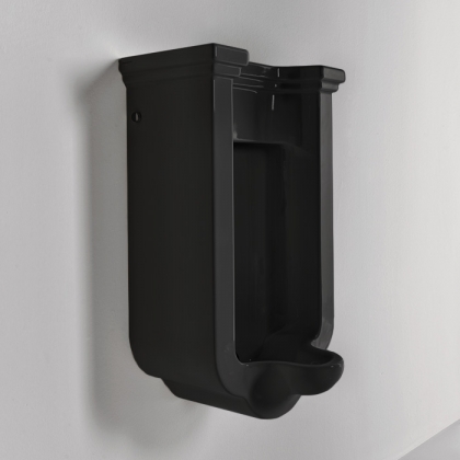 Kerasan Waldorf Писсуар подвесной с сифоном и комплектом крепежей, цвет: черный