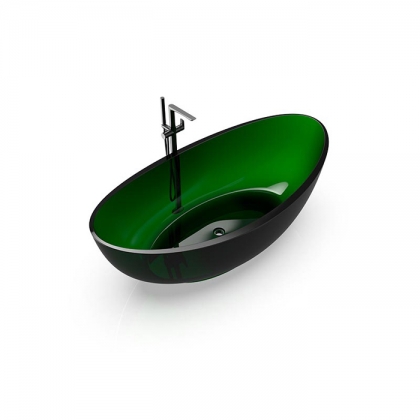 Knief Oval Shape Ванна отдельностоящая 180х93x56см., из полимерного материала, цвет: Malachit # 090