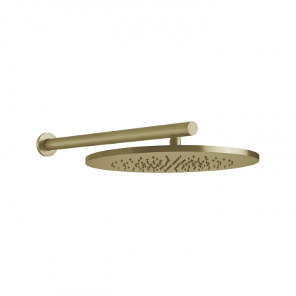 Gessi 316 Верхний душ &amp;Oslash;35.5см., с настенным держателем 45см., цвет: Brushed Brass PVD