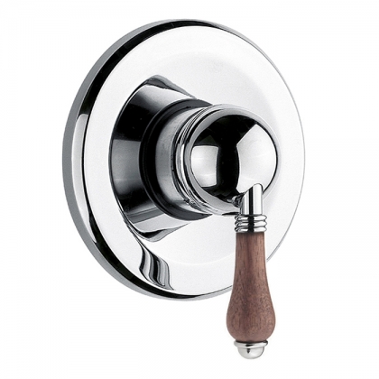 Nicolazzi Forest Встраиваемый смеситель для душа, 1 источник, ручки дерево, цвет: хром