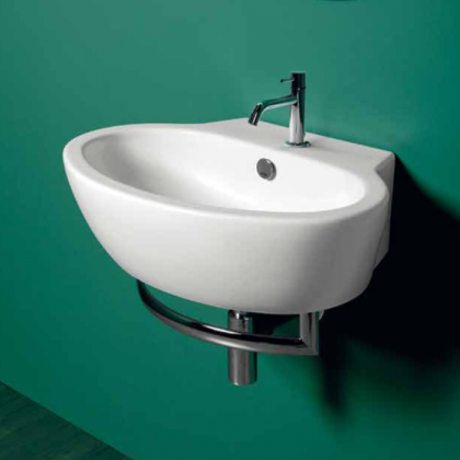 Simas Lft Spazio Раковина 60 см, 1 отв., цвет: белый
