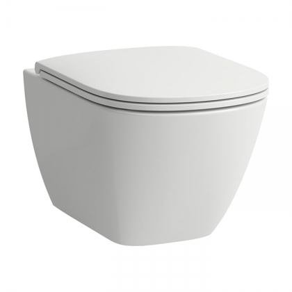 Laufen Lua Унитаз подвесной 52x36см, безободковый, цвет: белый глянцевый