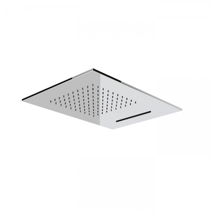 Gessi Emporio shower Верхний душ 50х38см., потолочный, с функцией ТРОПИЧЕСКИЙ ЛИВЕНЬ/ВОДОПАД, цвет: Steel Brushed