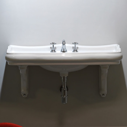 Kerasan Retro 100 Раковина 100х54.5 см, с 1 отв., цвет: белый