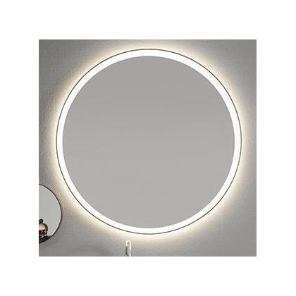 Burgbad Lin20 Зеркало &amp;Oslash;95х2.5см., LED подсветка, 5700K, выключатель, подогрев
