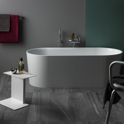 Laufen VAL Ванна 160x75x45см, отдельностоящая, с слив-переливом, материал: композит, цвет: белый