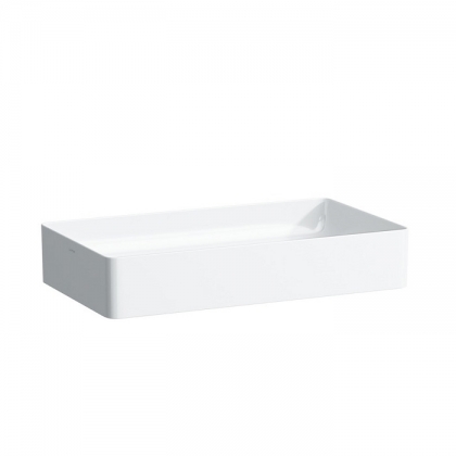 Laufen Living Sqaure Раковина 60x34x11 см, без отв., без перелива, цвет: белый