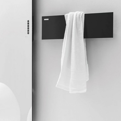 Antrax Tavoletta Полотенцедержатель электрический 60x18H см, цвет: черный матовый