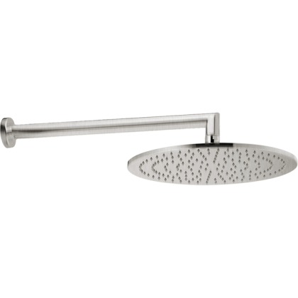 CISAL Shower Верхний душ D300 мм с настенным держателем L400 мм, цвет: никель матовый