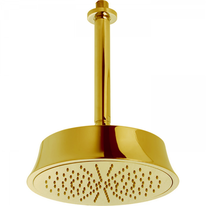 CISAL Shower Верхний душ D220 мм с потолочным держателем L270 мм, цвет: золото