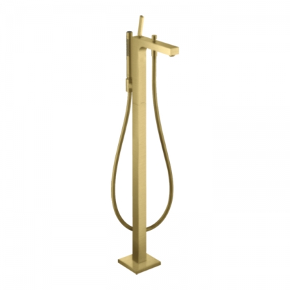 Axor Citterio Смеситель для ванны, напольный, с ручным душем, цвет: шлифованная медь