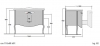 GLOBO Paestum Комплект мебели, 1 выдв. ящик, ручка хром, 110*60*h80,5см, Цвет: foglio argento-2