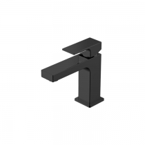 Gattoni Kubik Смеситель для раковины, без донного клапана, излив 110 мм, цвет: черный матовый