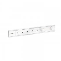 Hansgrohe RainSelect Термостат для душа, 5 источников, внешняя часть, цвет: белый матовый