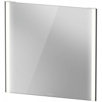 Duravit XViu Зеркало с подсветкой 82x80см, сенсорное управление, цвет: черный матовый