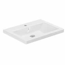 Azzurra Thin Раковина 60x45xH14 см, 1 отв., цвет: Bianco lucido